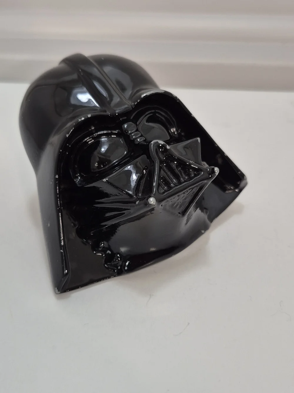 Glossy Black Helmet Belt Buckle